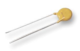 VISHAY Ceramic Disc & Plate Capacitors S100K25SL0N63L6R CAP, 10PF, 1 KV, 10%, SL VISHAY 2860141 S100K25SL0N63L6R