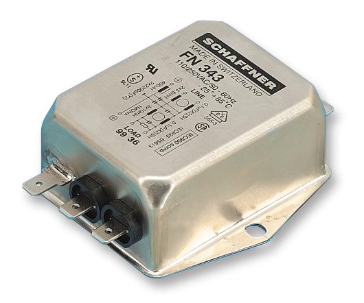 FN343-10-05 FILTER, 10A, 2-STAGE, CHASSIS SCHAFFNER
