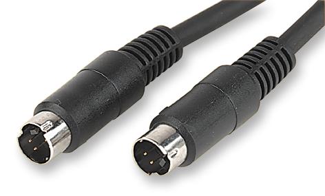 AV00948 LEAD, 4PIN MINI DIN PLG-PLG, 3M PRO SIGNAL