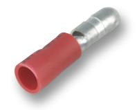 FVDAGM1.25-5 (LF) K CRIMP TERMINAL, BULLET, MALE, RED, PK100 JST (JAPAN SOLDERLESS TERMINALS)
