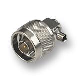16 N-50-7-30/133NE RF COAXIAL, N, RIGHT ANGLE PLUG, 50OHM HUBER+SUHNER