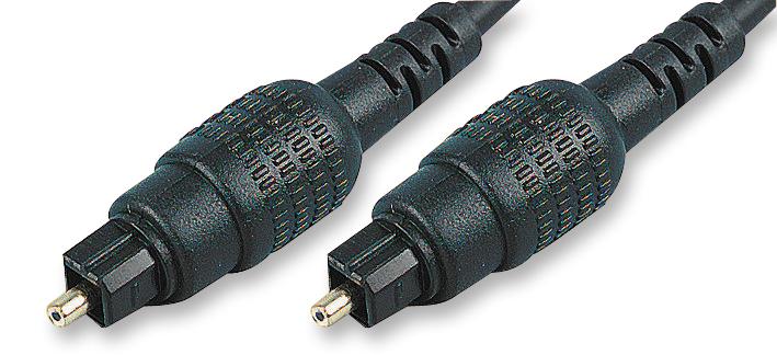 JR9907/10M D=4MM BLK LEAD, OPTICAL, 10M, TOSLINK PRO SIGNAL