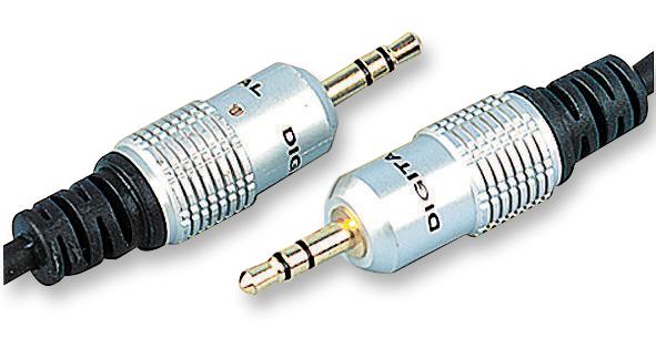 JR9504A/5M LEAD, HQ 3.5MM JACK PLG-PLG, 5M PRO SIGNAL