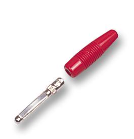 930046101 PLUG, 4MM, RED, PK5 , MVL S HIRSCHMANN TEST AND MEASUREMENT