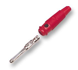 930058101 PLUG, 4MM, RED, PK5 , SEP HIRSCHMANN TEST AND MEASUREMENT