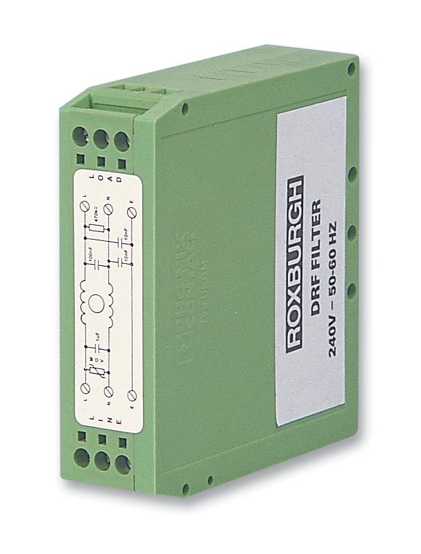 DRF03 FILTER, 3A, DIN RAIL ROXBURGH EMC