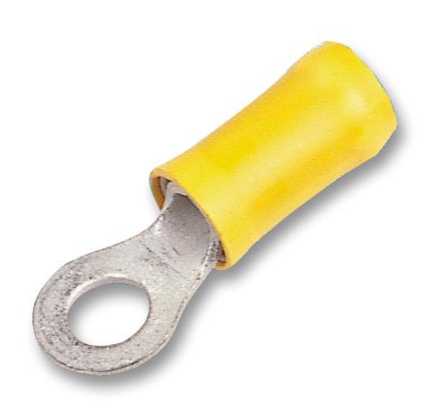 160138 CRIMP TERMINAL, RING, 10MM, YELLOW AMP - TE CONNECTIVITY