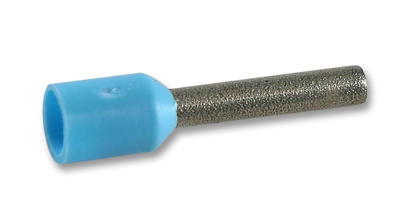 E2508-BLUE FERRULE, 14AWG, 15MM, NYLON, BLUE, PK100 MULTICOMP PRO