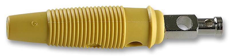 930727103 PLUG, 4MM, BUNCH PIN, YELLOW, PK5 HIRSCHMANN TEST AND MEASUREMENT