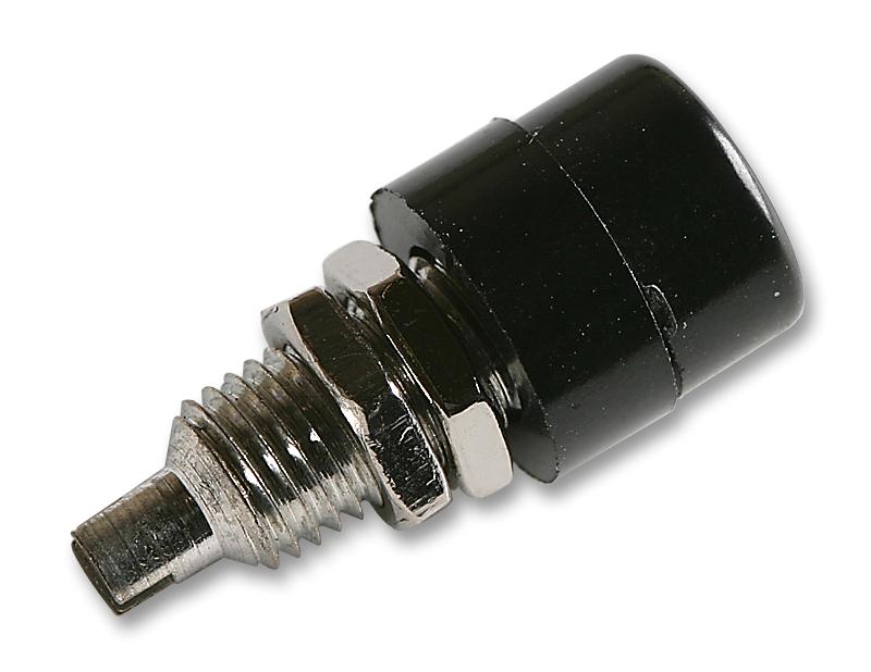 930176100 BINDING POST, 32A, 4MM, PANEL, BLK, PK5 HIRSCHMANN TEST AND MEASUREMENT