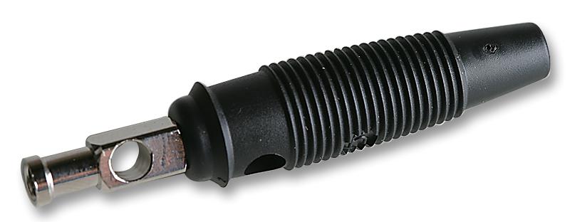 930061100 PLUG, 4MM, BLACK, PK5, SEP HIRSCHMANN TEST AND MEASUREMENT