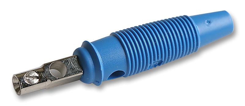 930726102 PLUG, 4MM, BUNCH PIN, BLUE, PK5 , BSB HIRSCHMANN TEST AND MEASUREMENT