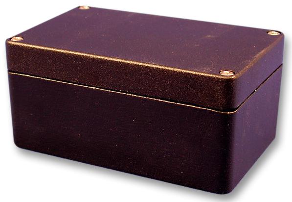 1590Z100BK BOX, DIECAST, BLACK, 75X80X52MM HAMMOND