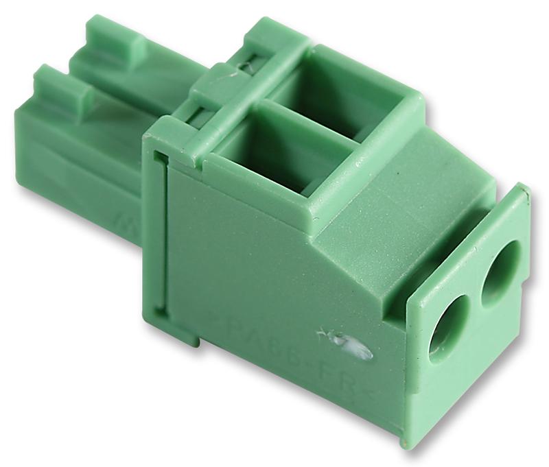 MCVR 1,5/2-ST-3,5 TERMINAL BLOCK, PLUGGABLE, 2POS, 16AWG PHOENIX CONTACT