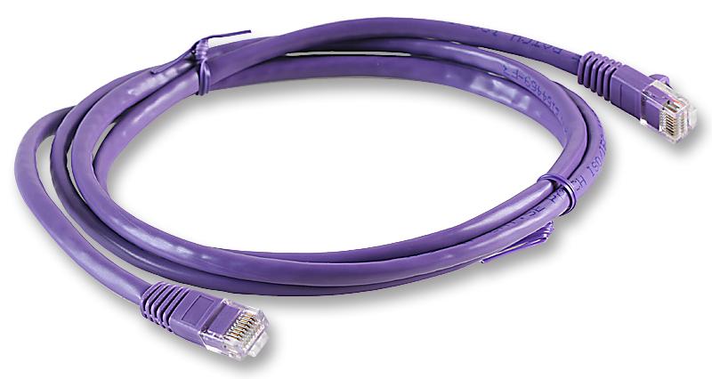 2965-3PR PATCH LEAD, CAT5E, PURPLE, 3M VIDEK