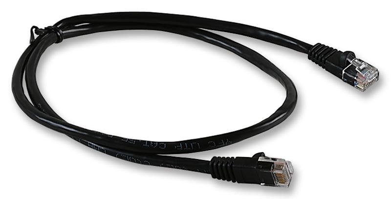 2961-30BK PATCH LEAD, CAT5E, UTP, BLACK, 30M VIDEK