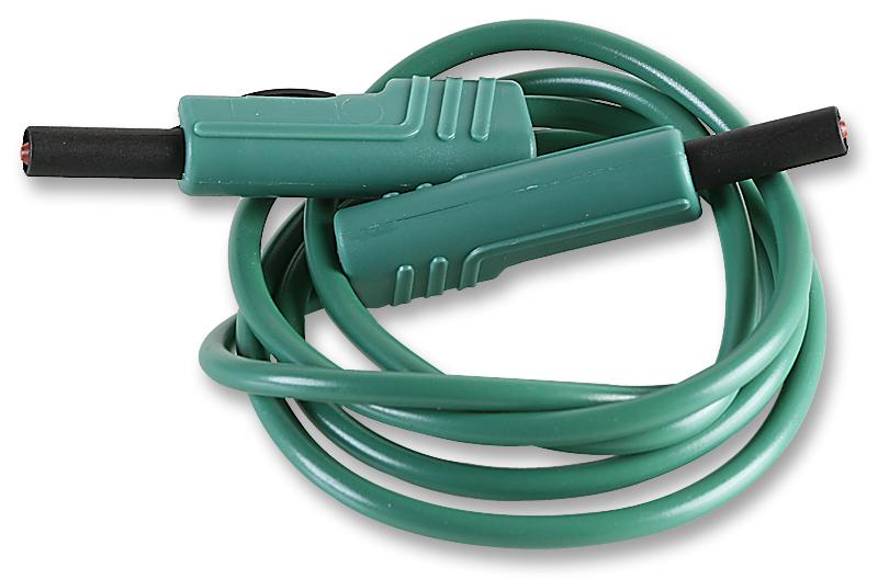 973646104 TEST LEAD, GRN, 1M, 60V, 16A HIRSCHMANN TEST AND MEASUREMENT