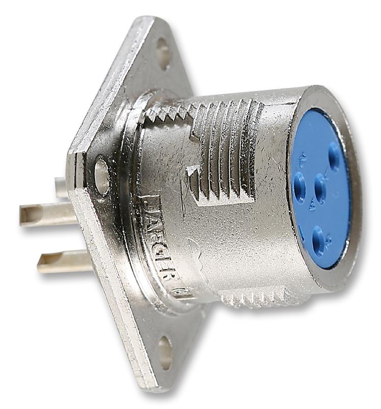 536606006 RECEPTACLE, PANEL, SKT INSERT, 6WAY JAEGER