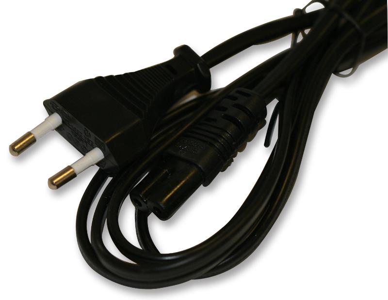 SH10167R POWER CORD, EURO TO FIG 8, 2M PRO ELEC