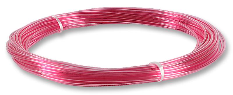 TU0425R-20 TUBING, 4MM, RED, 20M SMC