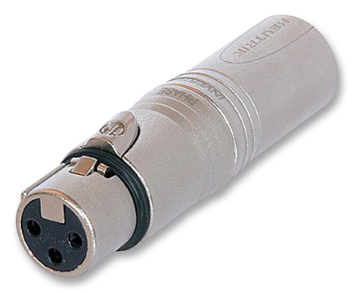 NA3F5M ADAPTOR, XLR RCPT TO XLR PLUG NEUTRIK