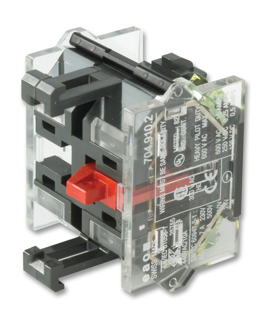 704.910.5 SWITCH CONTACT BLOCK, EAO 04 SERIES EAO