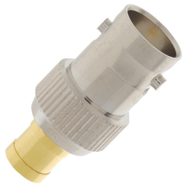 242204 ADAPTOR, BNC JACK, MCX PLUG, 50OHM AMPHENOL RF