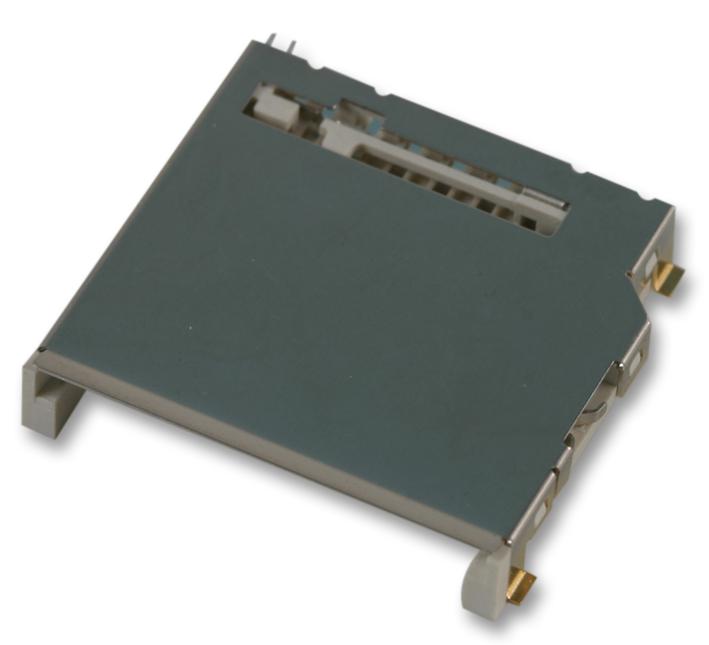 MC34459 CONNECTOR, SD, METAL COVER, SMT, R/A MULTICOMP PRO