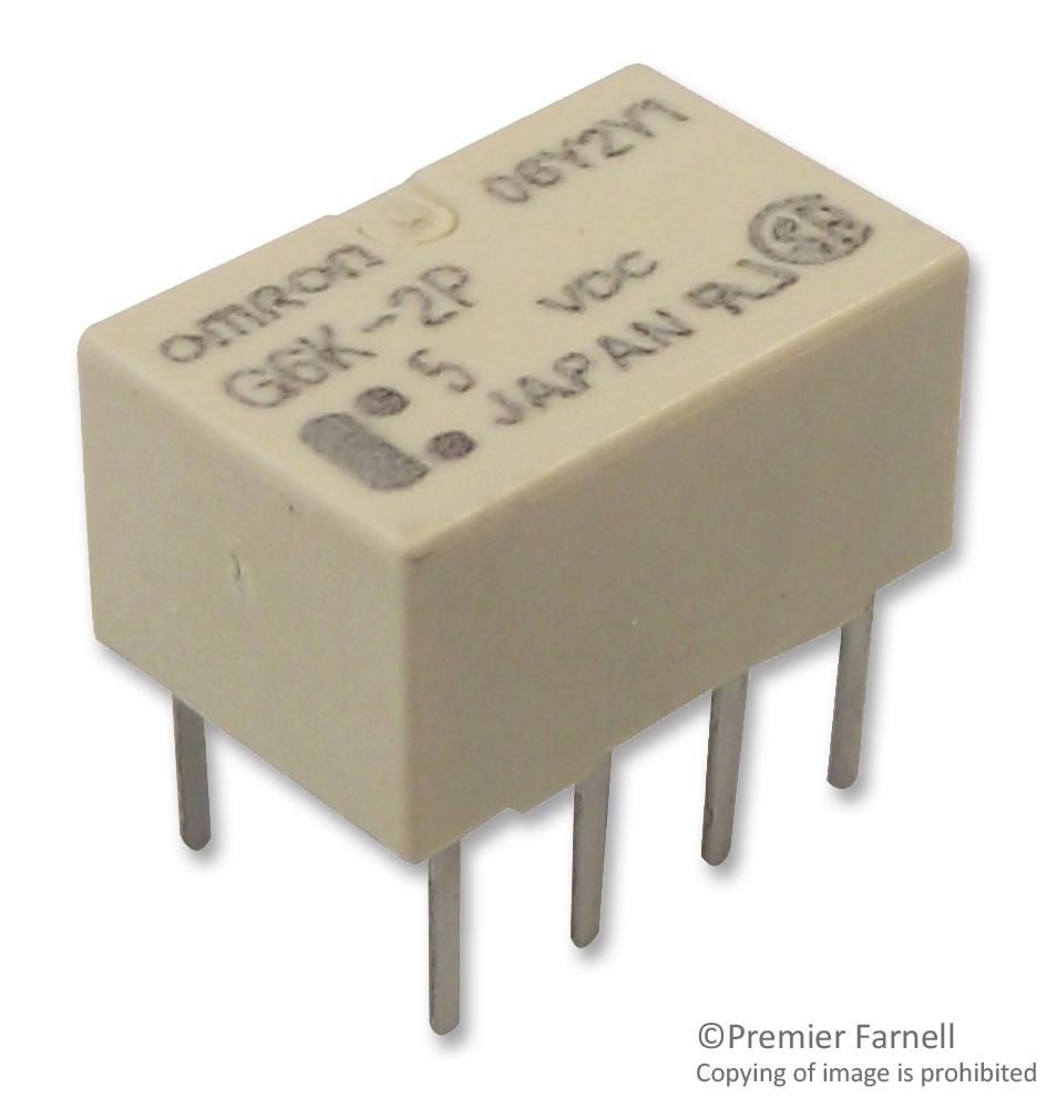 G6K-2P DC12 RELAY, SIGNAL, DPDT, 30VDC, 1A OMRON
