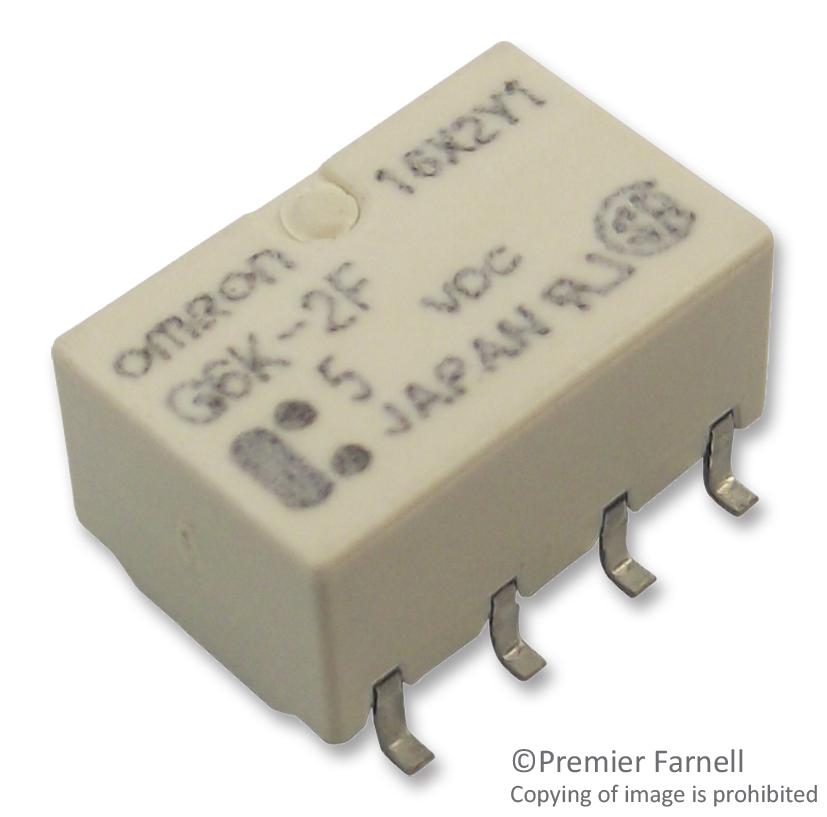 G6K-2F DC5 RELAY, SIGNAL, DPDT, 30VDC, 1A OMRON