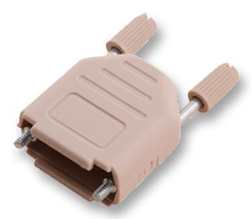 MHDPPK15-DE-K BACKSHELL, D, COMPUTER GREY, 15WAY MH CONNECTORS