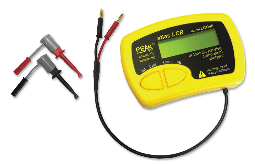 LCR-40 METER, COMPONENT, LCR, 103X70X20MM PEAK ELECTRONIC DESIGN