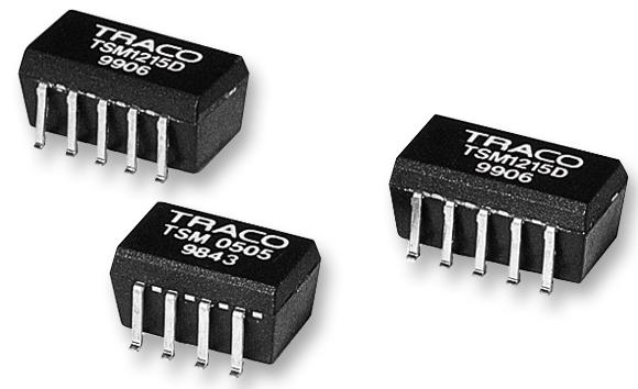 TSM 1212S CONVERTER, DC/DC, SMT, 1W, 12V TRACO POWER