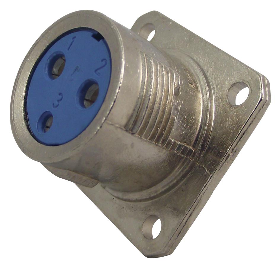 536603006 RECEPTACLE, PANEL, SKT INSERT, 3WAY JAEGER