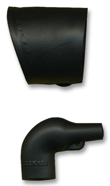 222K132-3-0 HEATSHRINK, LIPPED, RIGHT ANGLE RAYCHEM - TE CONNECTIVITY