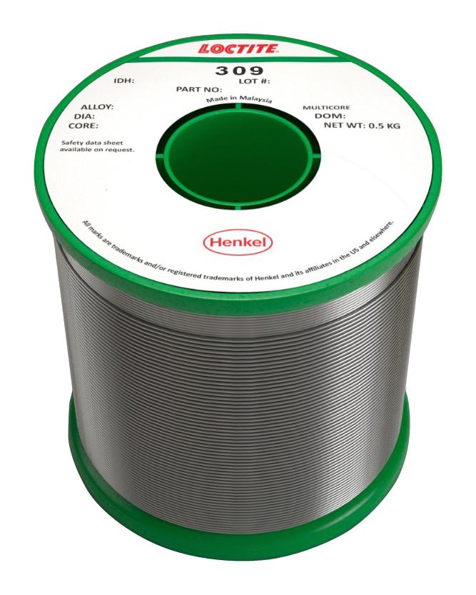 309 99C 5C 0.7MM H 500G SOLDER WIRE, LEAD FREE, 0.7MM, 500G MULTICORE / LOCTITE