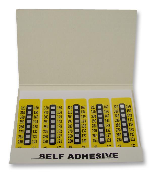 SERIES 8 D TEMPERATURE INDICATOR, 166°C/204°C, PK10 THERMINDEX