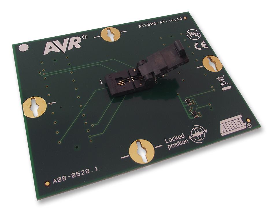 ATSTK600-ATTINY10 SOCKET / ADAPTOR CARD, FOR ATTINY10 MICROCHIP