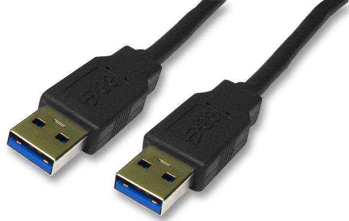 CAC250040 LEAD, USB3.0 A MALE-A MALE 1.8M BLACK PRO SIGNAL