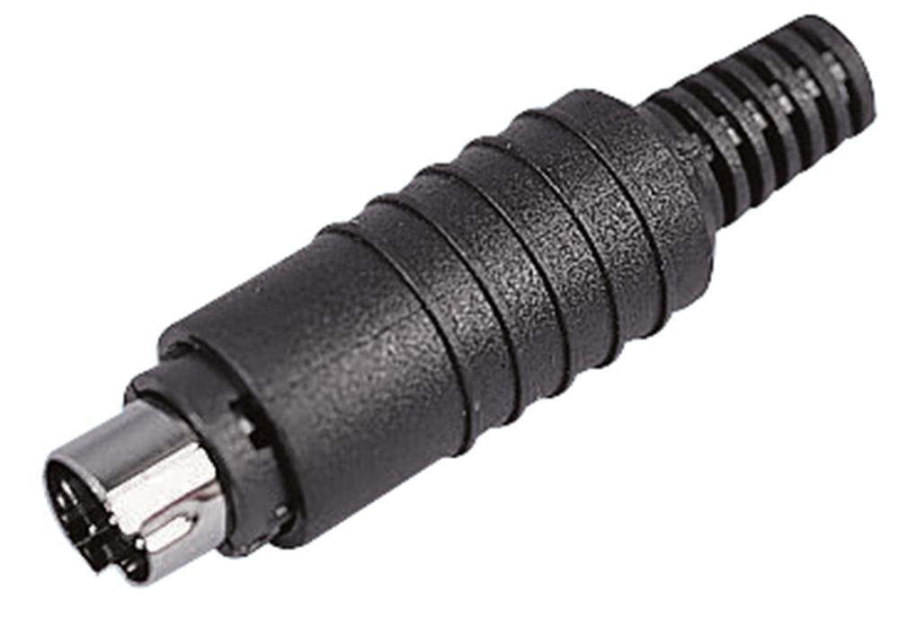 PSG08253 MINI DIN PLUG, 8 PIN PRO SIGNAL