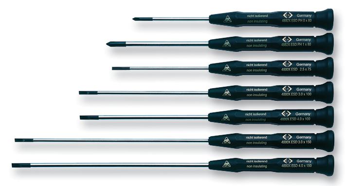 T4883XESD SCREWDRIVER SET, ESD CK TOOLS