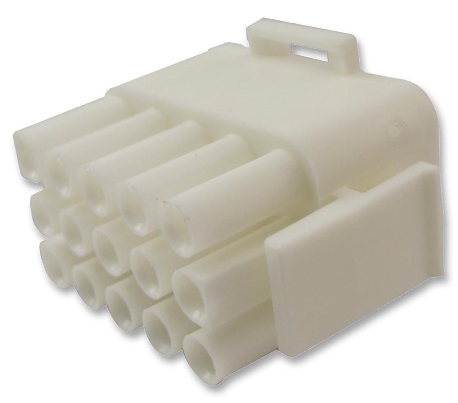 350736-1 HOUSING, PLUG, 3 ROW, 15 WAY, NYLON AMP - TE CONNECTIVITY