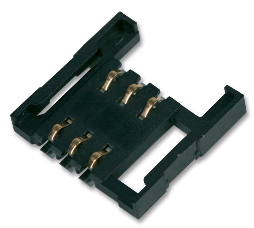 9162006206175 CARD READER, SIM, 1.6MM, 6PIN AVX INTERCONNECT