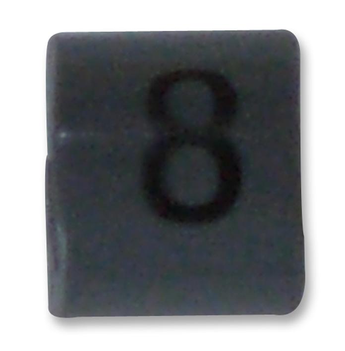 06161808 CABLE MARKER, 8, GREY, PK100 TE CONNECTIVITY