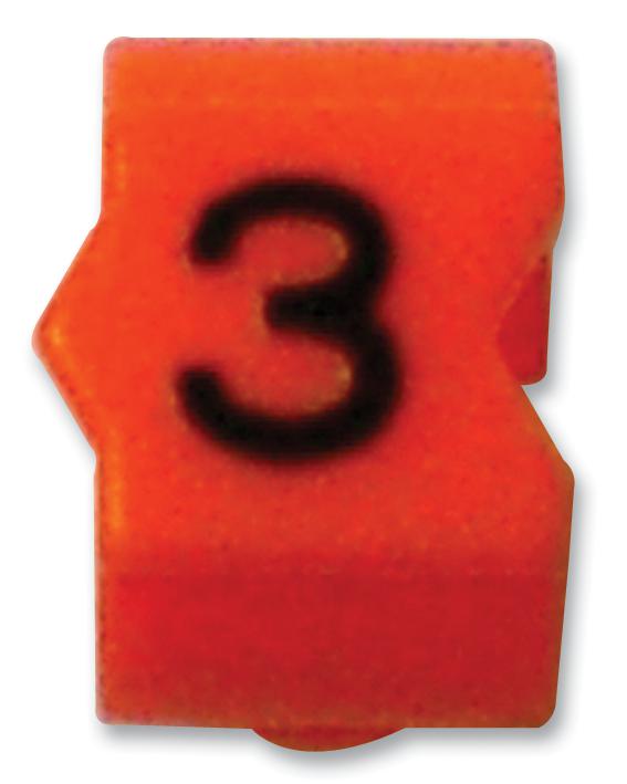 STB15-3-3 CABLE MARKER, E, SIZE15, 3, PK50 RAYCHEM - TE CONNECTIVITY