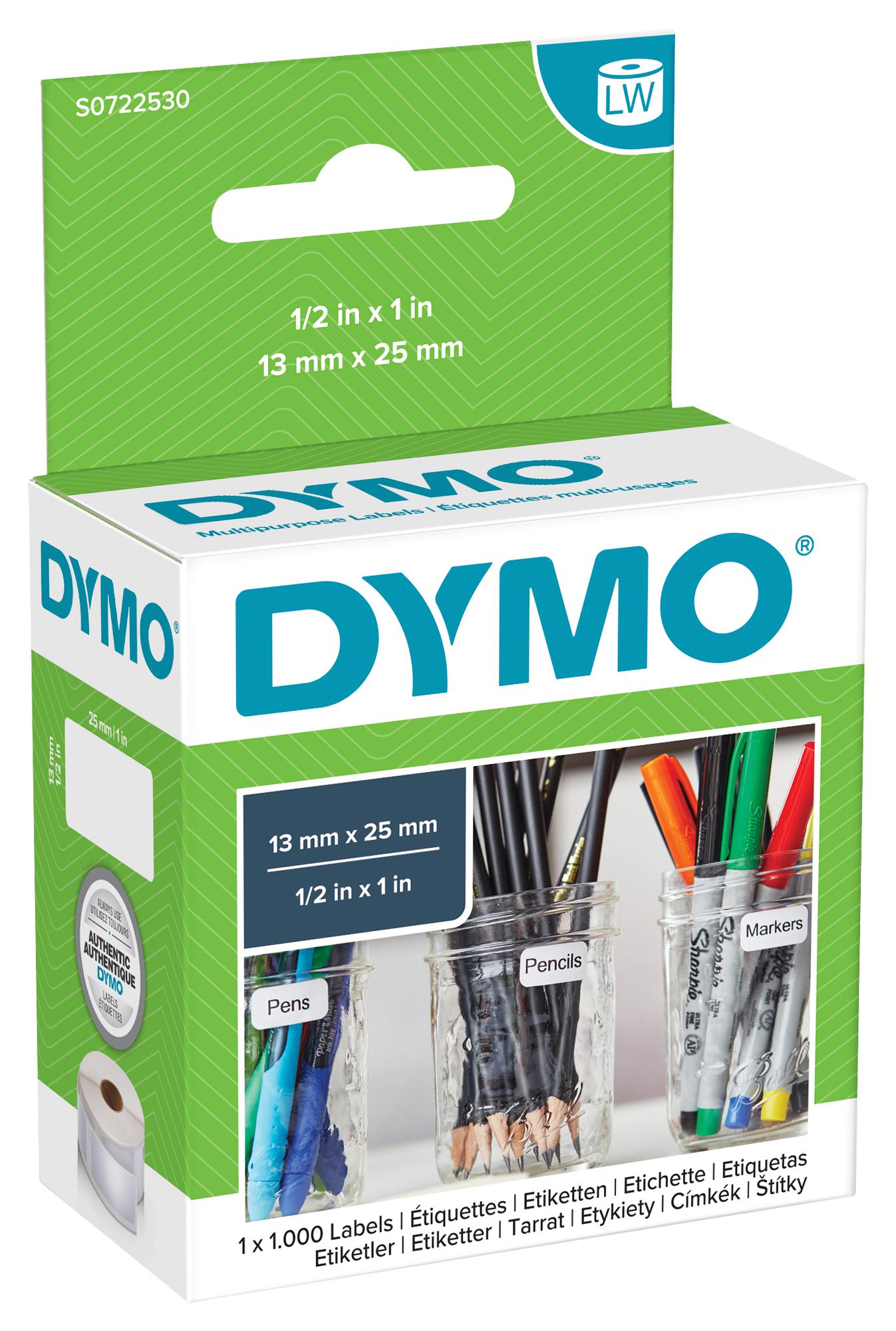 11353 LABEL, MULTI PURPOSE, 25X13MM DYMO