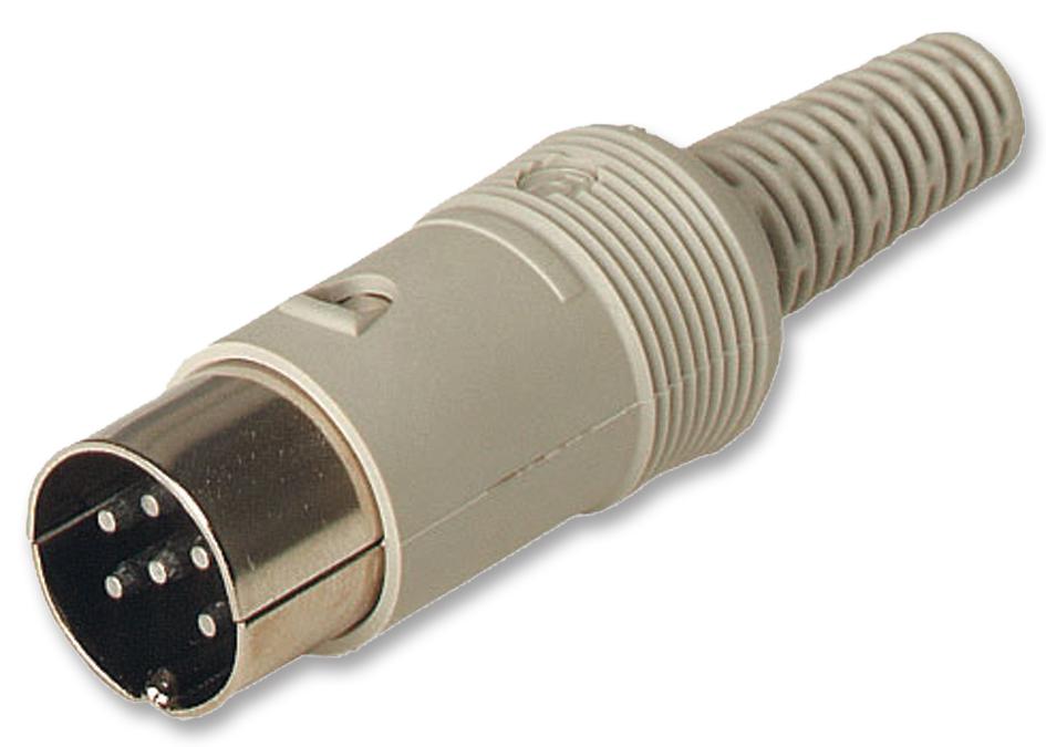 MAS60 PLUG, DIN, FREE, 6PIN HIRSCHMANN
