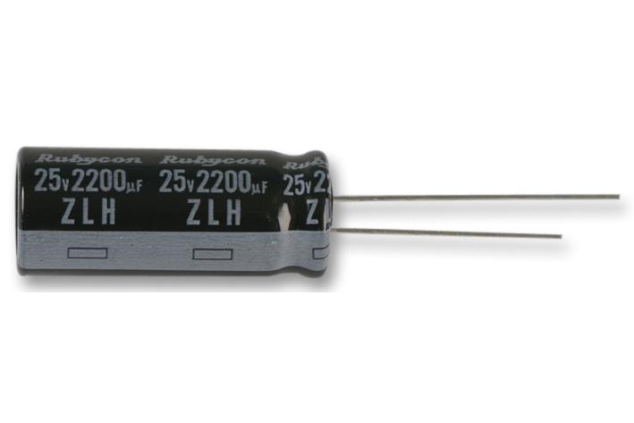 16ZLH100MEFC5X11 CAP, 100µF, 16V, 20% RUBYCON