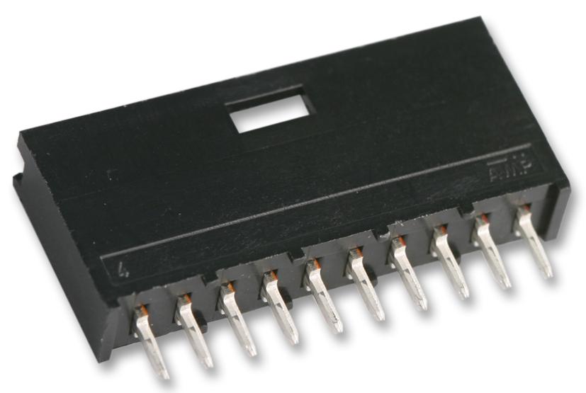 280374-1 HEADER, SHROUDED, 180DEG, 10WAY AMP - TE CONNECTIVITY