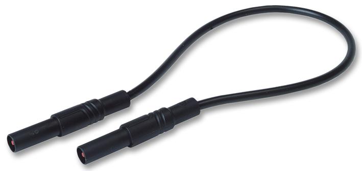 934073100 TEST LEAD, BLK, 500MM, 1KV, 32A HIRSCHMANN TEST AND MEASUREMENT